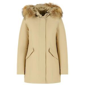 Woolrich John Rich & Bros 'Arctic' Beige Cotton Blend Parka Women